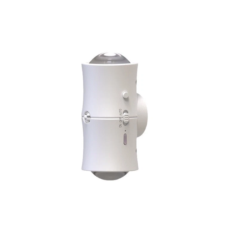 Aplique de pared LED RGB magnético sensor de movimiento recargable...