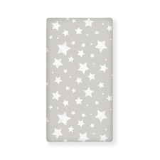 White Cute Stars Fitted Crib Sheet Stars Baby Crib Sheet Fit Standard Crib an...