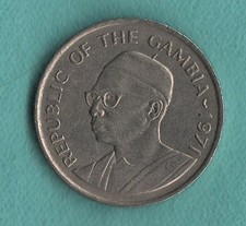 1971 THE GAMBIA 25 BUTUS - Excellent Collectible Coin