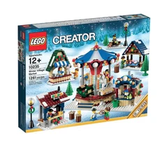 LEGO Creator Expert 10235 Winter Village Market NISB Retired Carousel 1261 Pcs