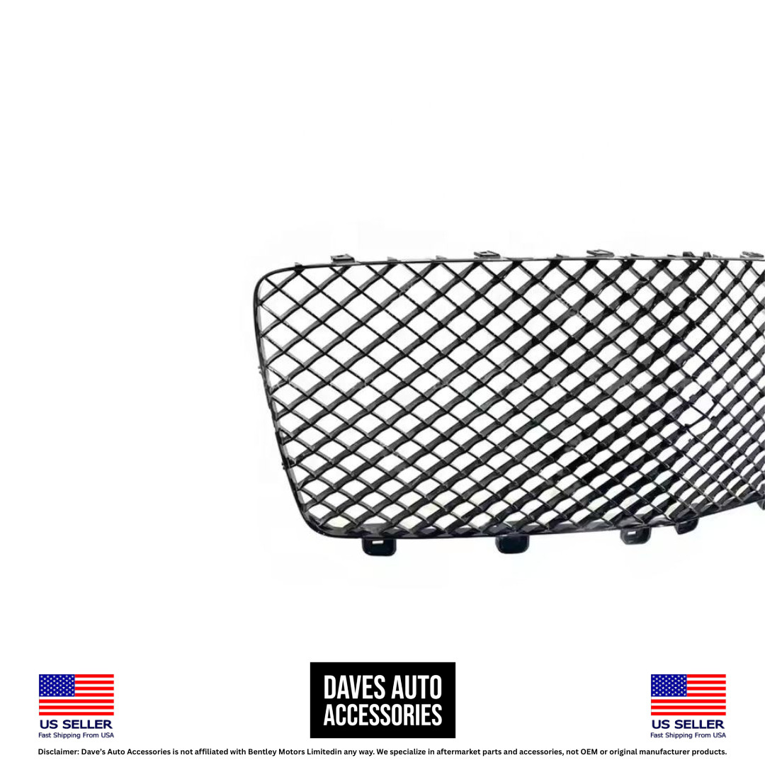 2021-2023 Bentley Bentayga Front Bumper Grille Assembly Gloss Black OE Style
