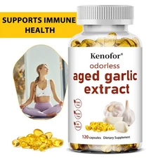 Aged Garlic Extract Capsules - Helps maintain heart health and support immunity