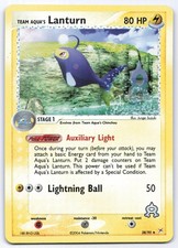 Team Aqua's Lanturn 28/95 Team Magma vs Team Aqua Reverse Holo Pokemon Card LP on eBay