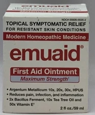 Emuaid First Aid Ointment Maximum Strength - 2 oz Exp 07/2026+