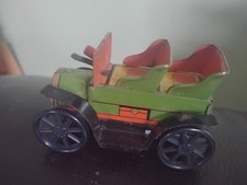 Mighty Midget Lever Action Tin Toy Car Made In Japan Friction