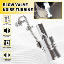 Oversized Silver Xl Turbo Sound Whistle Universal Exhaust Tailpipe Roar Maker Oversized Silver Xl Turbo Sound Whistle Universal Exhaust Tailpipe Roar Maker