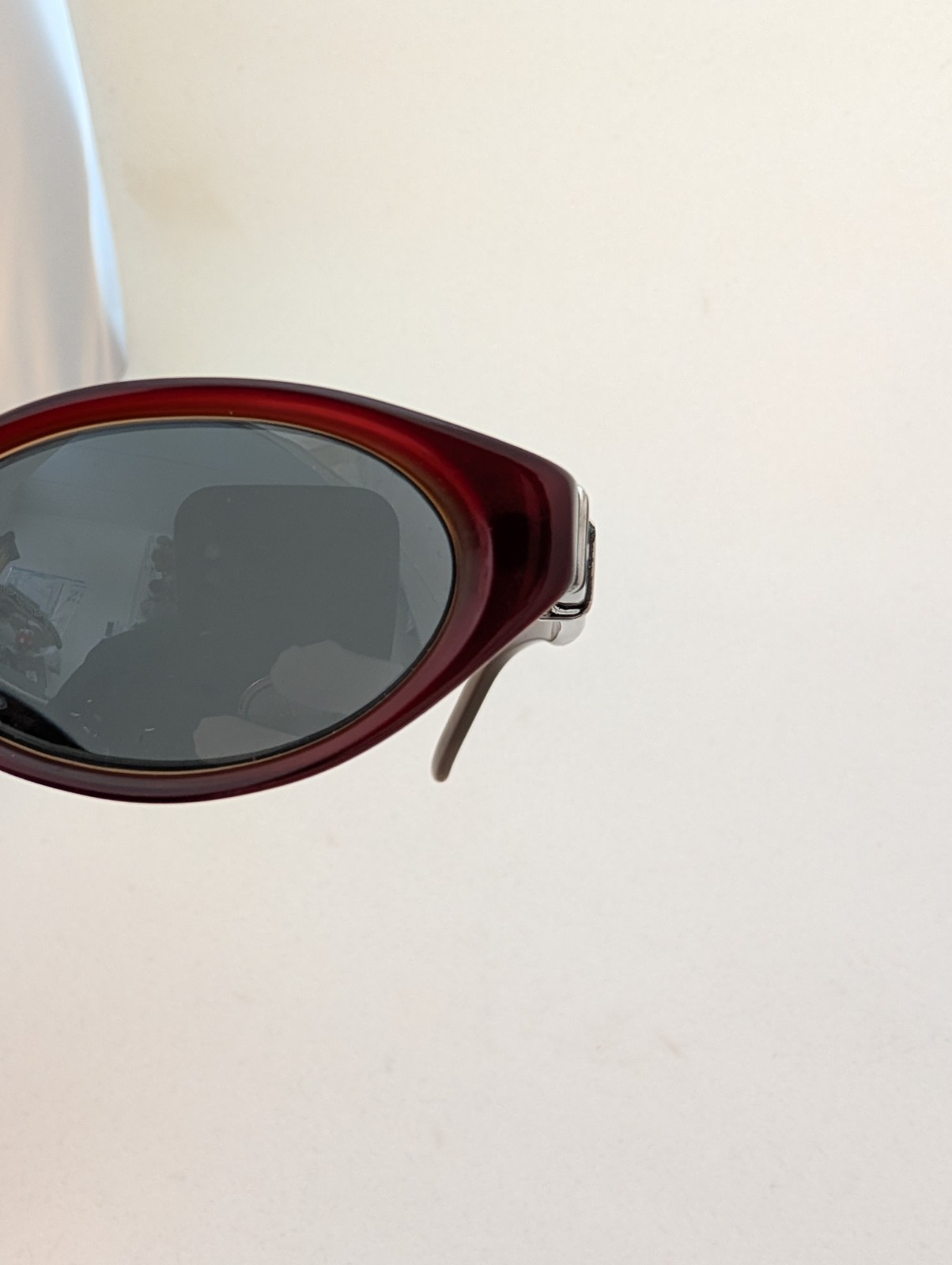Rare Robert Marc Sunglasses Frames Red France 505… - image 7