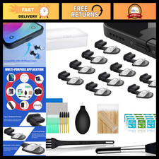 10 PCS USB Type C Dust Plugs  Covers, Anti-Lost Protectors for Charging Ports,
