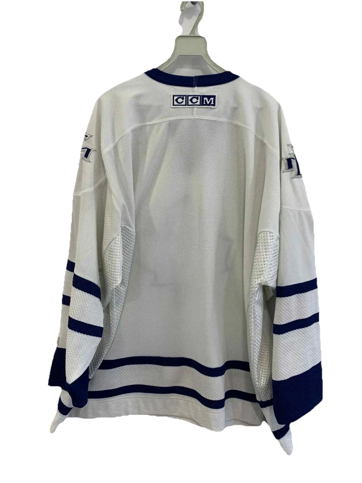 CCM Toronto Maple Leafs NHL Hockey Jersey 2XL White Blue Air-Knit Vintage #rm - Image 2 of 4