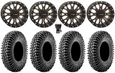 System 3 ST-3 15" Wheels Br 35" Cliffhanger Tires Yamaha YXZ (2019+)