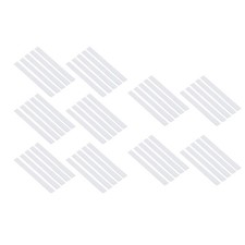 50 White Makeup Brush Mesh Cover Cosmetic Brush Protector Net Sleeve Guards