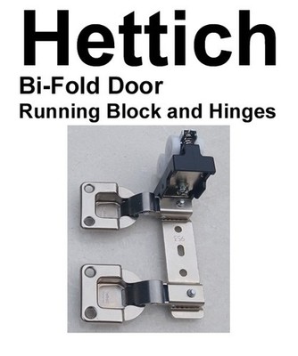 Hettich Doppelfalttürbeschlag für Aufputztüren (links oder rechts angeschlagen)