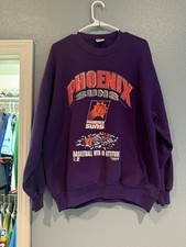 Vintage 90's Phoenix Suns Color Block NBA Basketball Sweatshirt XXL