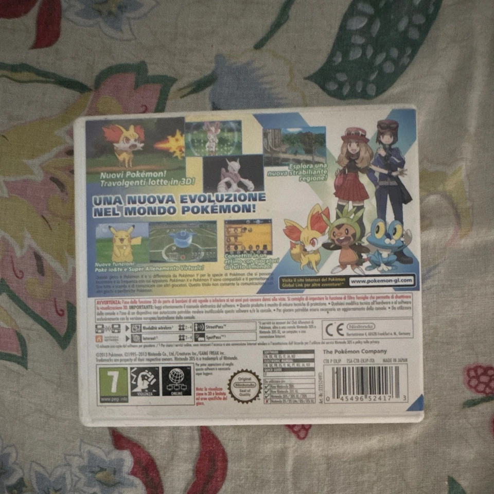 Nintendo 3DS 2DS videogioco - PoKemon X Pal Ita, foto 2 di 3