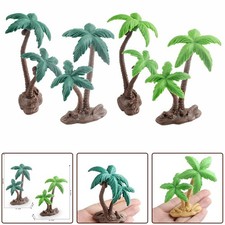 Figurines miniatures en plastique premium palmier pour bricolage décoration jar