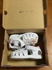 New Pop Toddler Girls Lil Mila Adjustable Strap Flat Sandals Size 6M