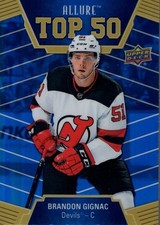 2019-20 Upper Deck Allure Top 50 Blue #T5013 Brandon Gignac - HKY