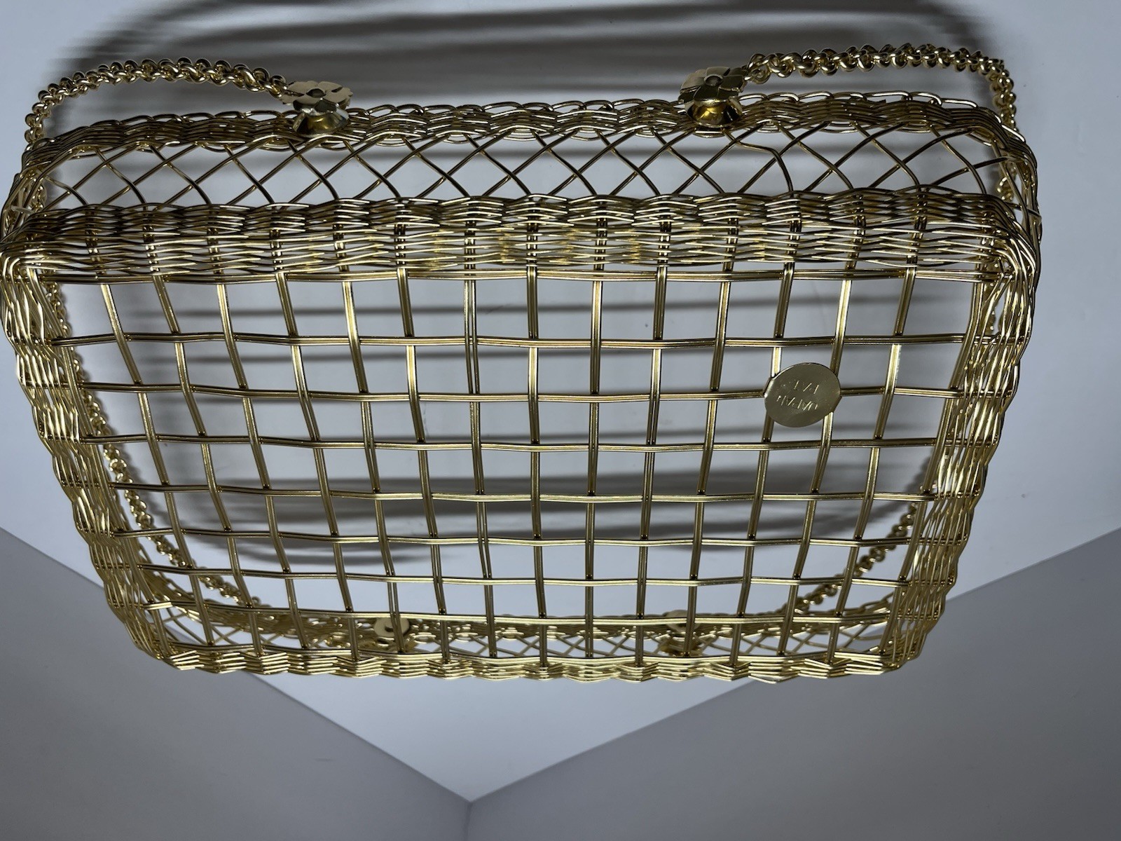 NOS NIB Glas Bake Heirloom Milk Glass 2 1/2 Qt Utility Dish w/263A Basket—NICE!