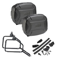 Kappa Seitenkoffer + Rahmen KVC35N FüR Honda NC 750 X 2021 2022, 35LT Schwarz
