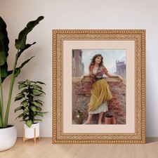 Eugen von Blaas: The Watercarrier. Giclee Museum Luxury Gift Print. Woman