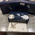 2012-S American Silver Eagle San Fran 2 Coin Proof & Reverse Proof Set. 071402