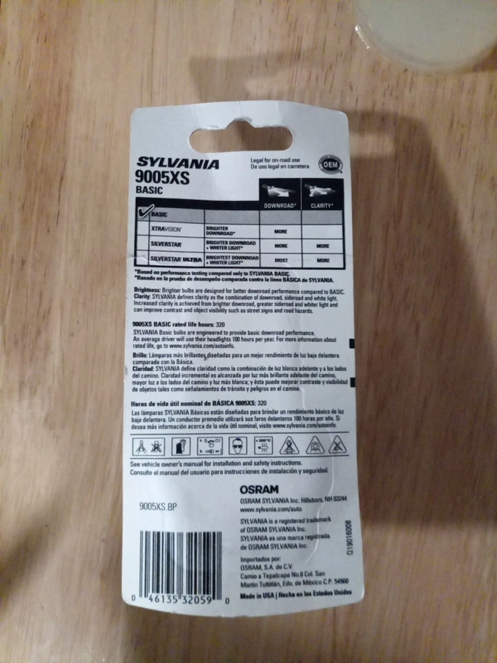 Fog Light Bulb-Jahn Headlight Bulb WD Express 1117 - Image 2 of 2