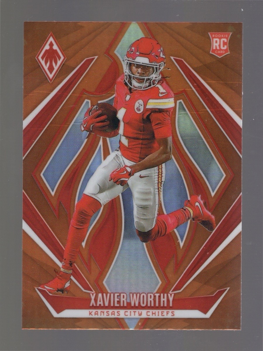 2024 Panini Phoenix Xavier Worthy #250 Orange Rookie RC