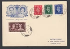 GB GREAT BRITAIN 234 PLUS 235, 36 AND 239 ON FDC FIRST DAY COVER VERY FINE