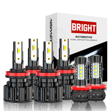 For Jeep Grand Cherokee 2019 - 2021 - 6000k Led Headlight Fog Light Bulbs Kit