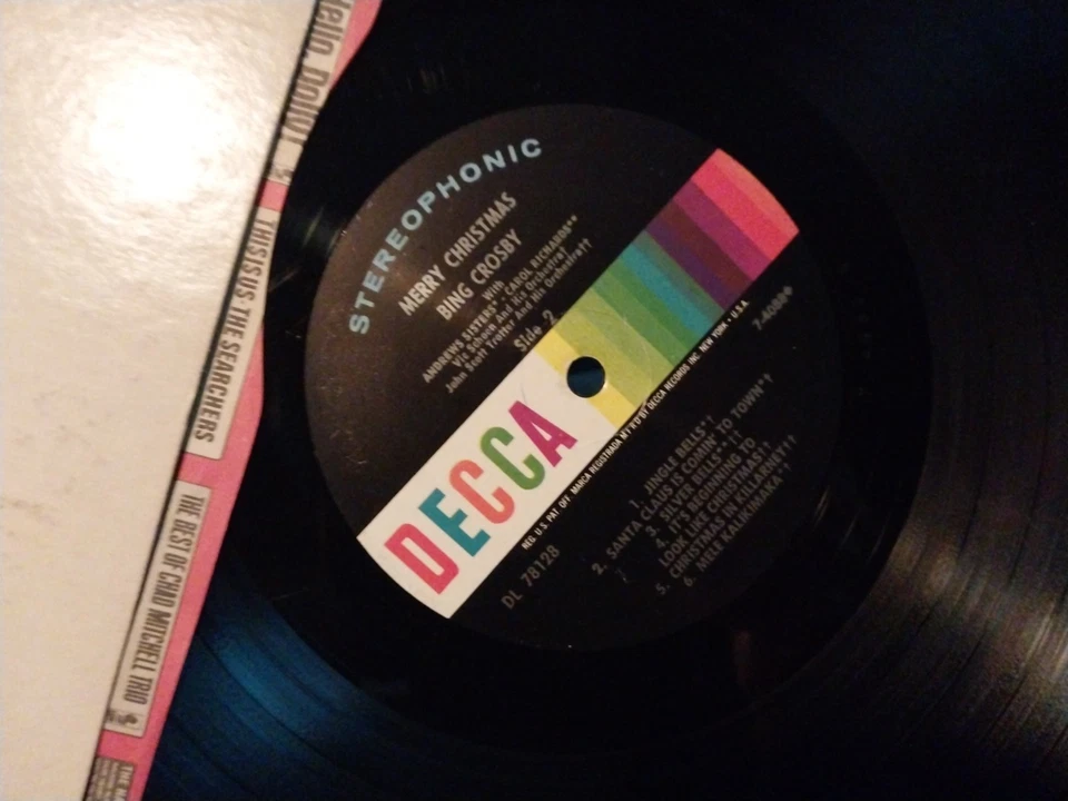 Bing Crosby Merry Christmas 1961 Vinyl LP Record DL78128 Enhanced Stereo - Image 4 of 4