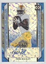 2021 Leaf Metal Draft Blue Marble /40 Javon McKinley #BA-JMK Auto 3c2