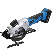 Silverline Circular Cutting Saw 938778 18V Laser Mini Plunge Circular Saw 2AH