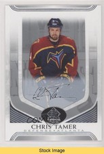 2020 Upper Deck SP Signature Edition Legends Silver Script Chris Tamer READ 8tn