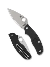 Spyderco Knives Metropolitan SlipIt C213PBK Black FRN M398 Steel Pocket Knife