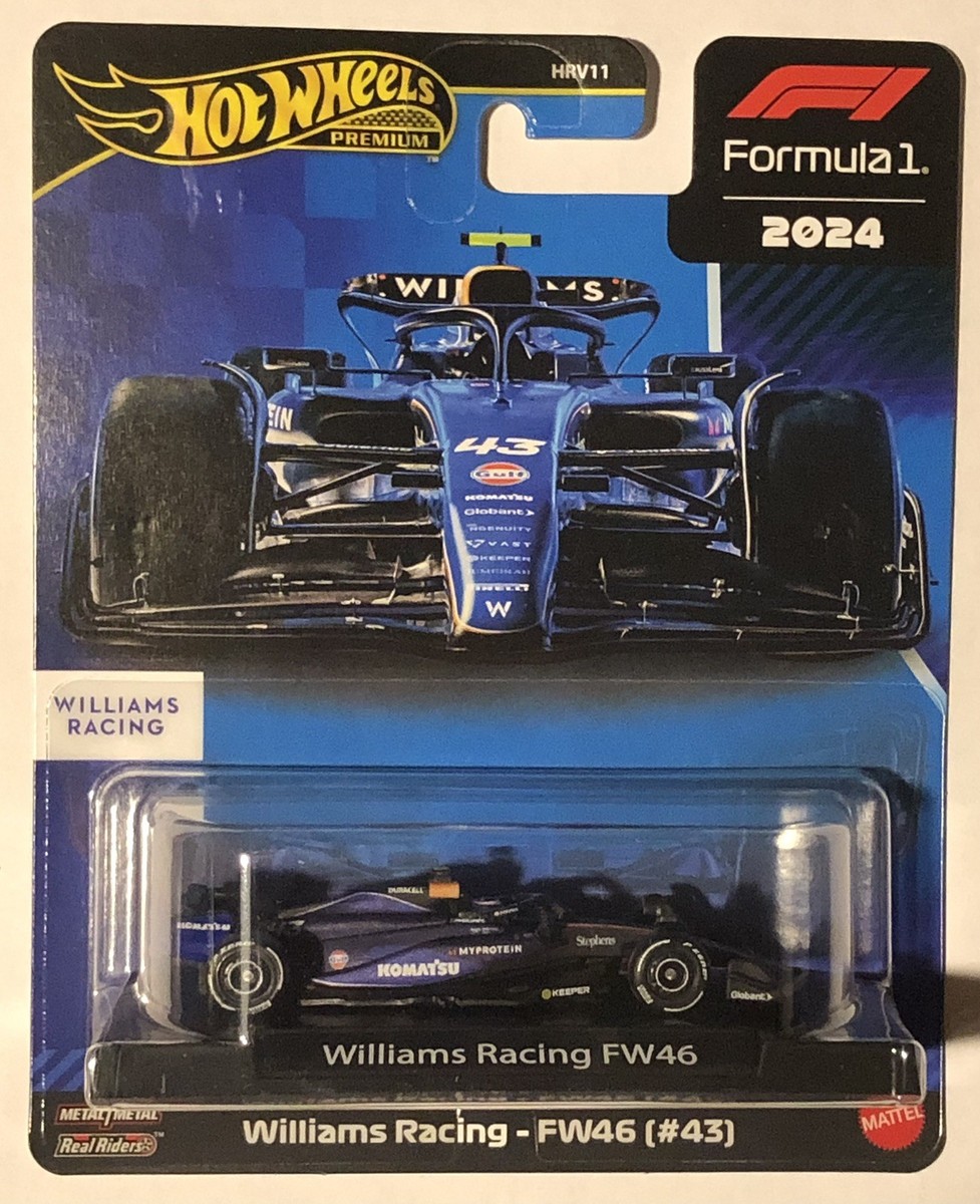 Hot Wheels Premium Williams Racing FW46 Formula 1 Team Race Car