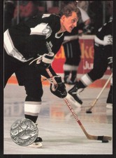 Tomas Sandstrom, 1991-92 Pro Set Platinum, #53, Los Angeles Kings,