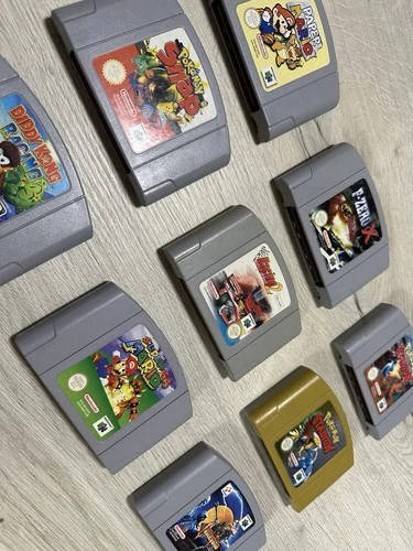 N64 Spielesammlung! 9 Spiele! Darunter Mario Und Pokémon!