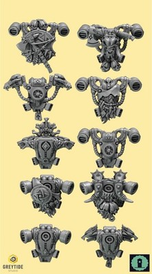 Space Wolves Rucksäcke - BITS MULTILISTING - Greytide Studio - Primal Hounds