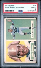 1957 TOPPS #16 JOHN HENRY JOHNSON PSA 2