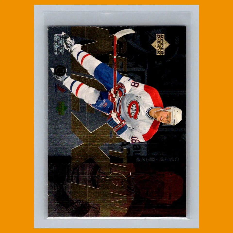 Alexander Mogilny/Valeri Bure #X29 1996 Upper Deck Generation Next Hockey Card - Image 2 of 3