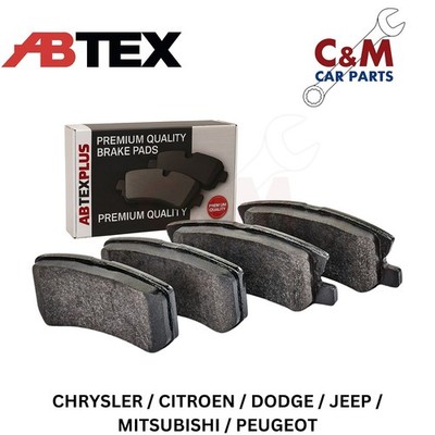 Abtex Rear Brake Pads fits MITSUBISHI SHOGUN PININ 1999-2006