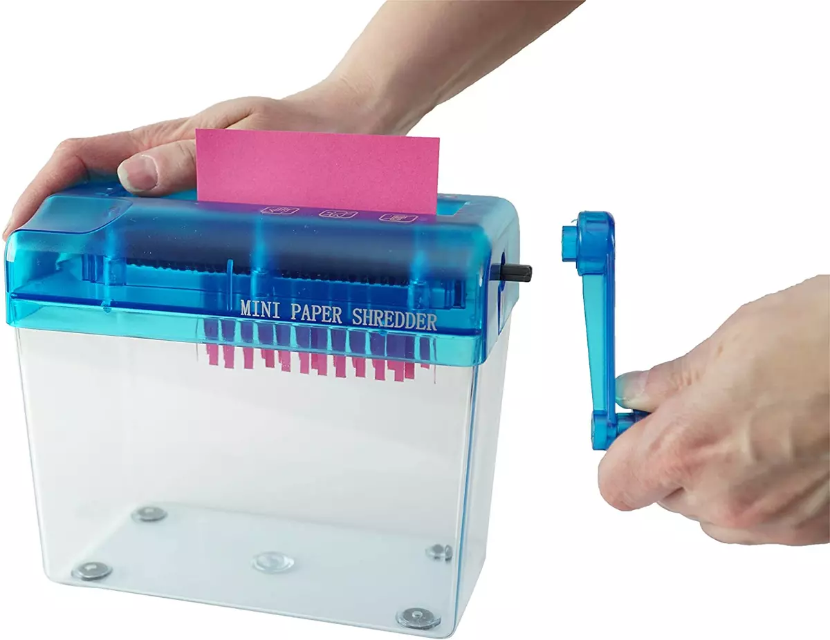 Shredder Mini - Hand Cranked Plastic & Can Shredder