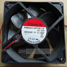 SUNON PMD2412PTB1-A 12025 DC24V 11.8W 2-Wire Inverter Cooling Fan