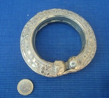 V50 A IDENTIFIER Bracelet Ethnique Afrique Nord Metal Argente Argent esclave 