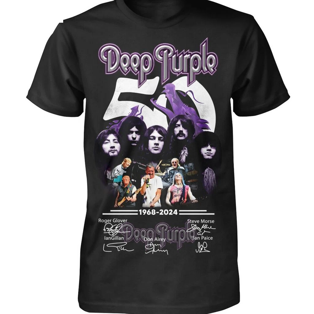 Deep Purple band black T-shirt Unisex All sizes S to 345Xl