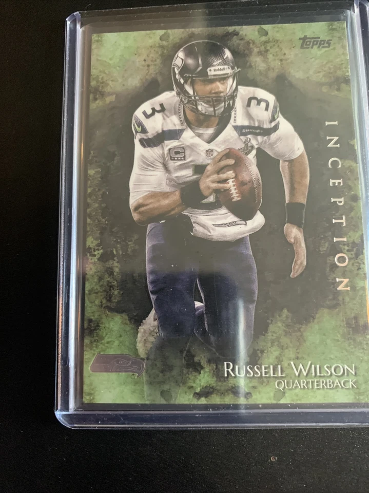 2014 Inception Russell Wilson #36 Seahawks Green Invest Hot - Image 4 of 4