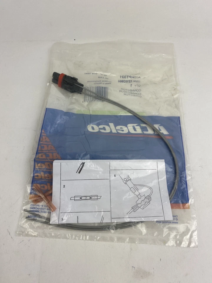 Оригинальный комплект коннекторов косичек GM 12102664 ACDelco PT331 19368709 от оригинального производителя - Изображение 3 из 4