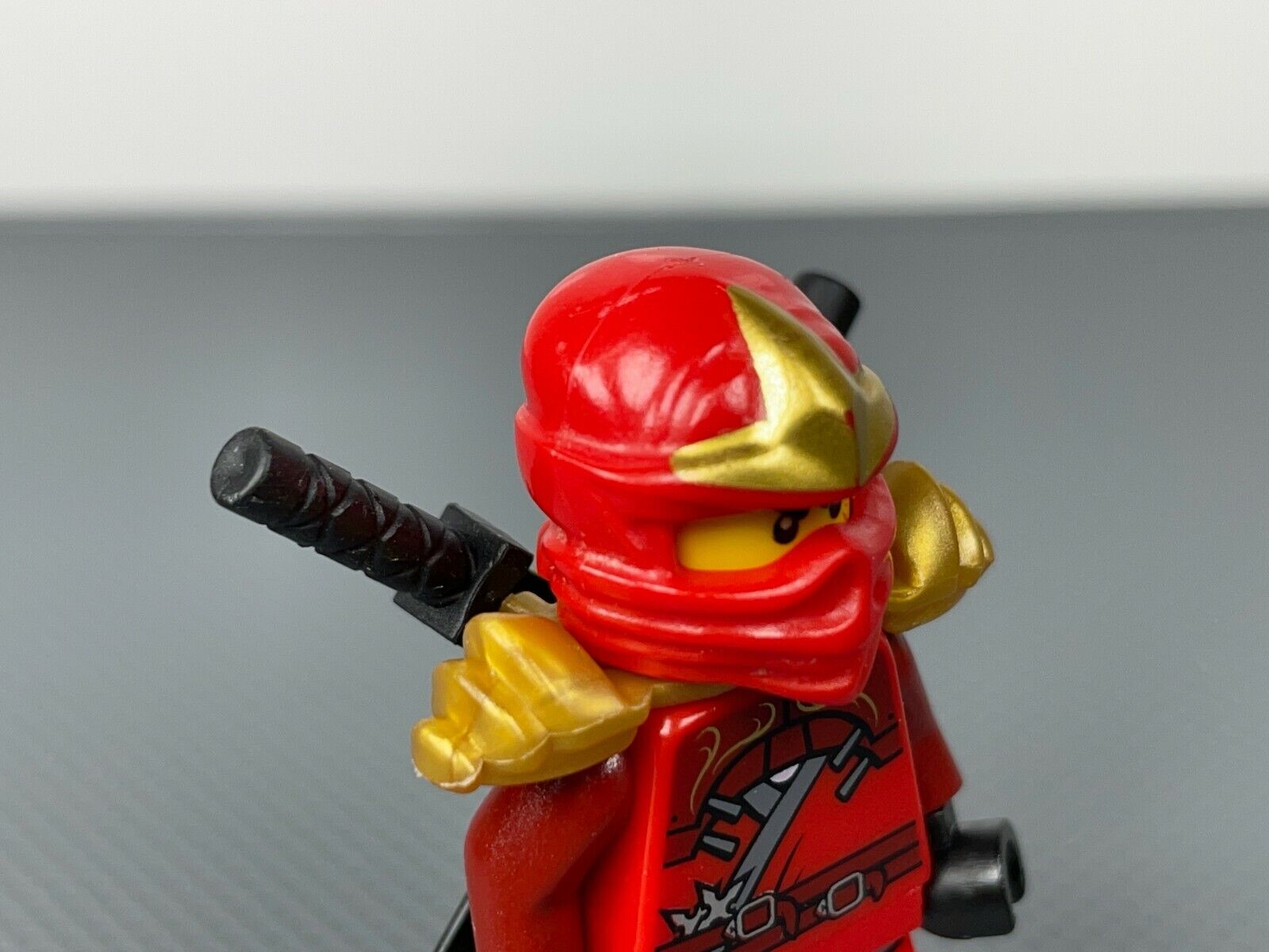 Kai ZX with Armor LEGO Ninjago Minifigure Figure (2012) Black Swords Red  Ninja