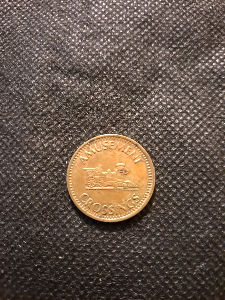 AMUSEMENT CROSSINGS GAME TOKEN! e7264UXX | eBay