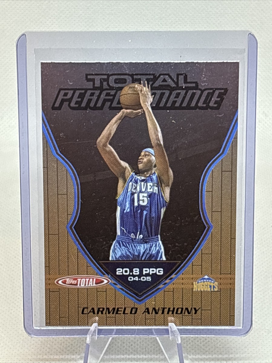 2005-06 Topps Total Performance Carmelo Anthony #8 Foil Insert NBA